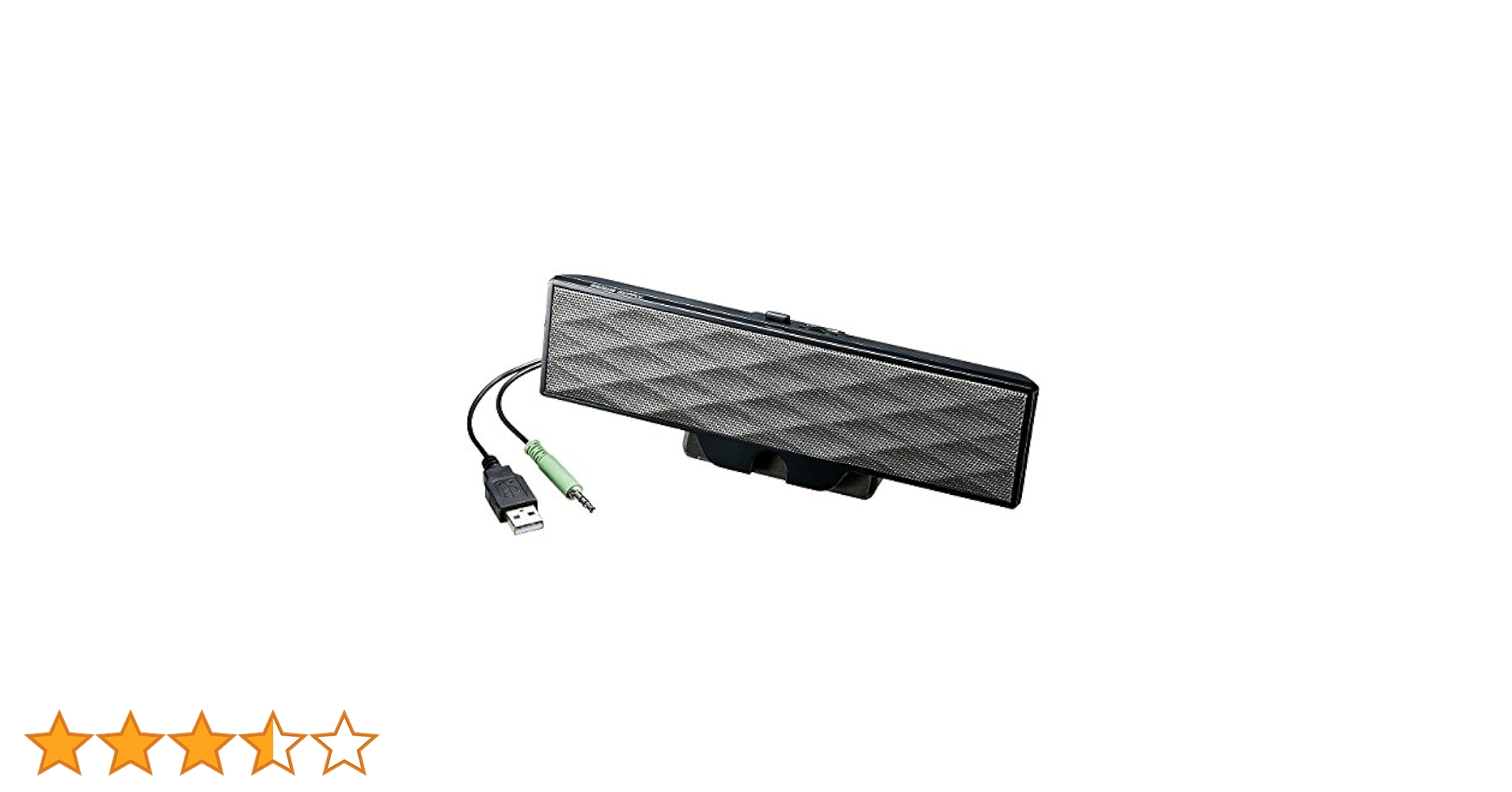 サンワサプライ USB電源サウンドバースピーカー 6W クリップ式 MM-SPL11UBK 516NKsmCP4L.jpg_BO30,255,255,